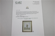 Young Tom Morris Ltd Ed Lithograph Signed by Arthur Weaver with Remarque - 146/350