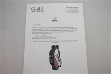 2005 US PGA Cup at K Club Commemorative Full Size Golf Bag - Unused Condition