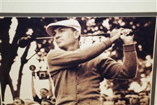 Ben Hogan Swinging 11x14 Matted Photo - Circa 1942 Image