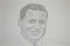 Ltd Ed Rendering of Bobby Jones #681/1500 Signed by Artist David Sussell