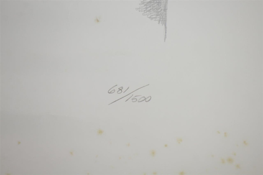 Ltd Ed Rendering of Bobby Jones #681/1500 Signed by Artist David Sussell