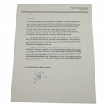 Ken Venturis Personal Letter from David Feherty - Recovery Content JSA ALOA
