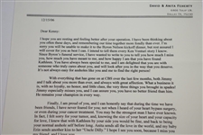 Ken Venturi's Personal Letter from David Feherty - Recovery Content JSA ALOA