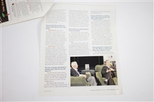 Ken Venturi's Personal Hand-Written & Signed Top Ten Courses Played in the US Letter JSA ALOA