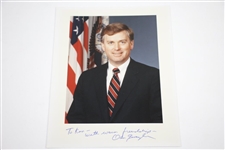 Ken Venturi's Personal Signed Letter & Photo from Vice President Dan Quayle JSA ALOA