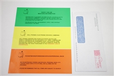 Ken Venturi's Personal Invitation to 2006 Masters Tournament from Hootie Johnson Letter