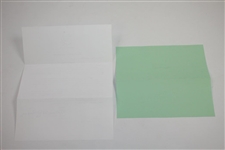 Ken Venturi's Personal Invitation to 2006 Masters Tournament from Hootie Johnson Letter