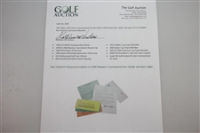 Ken Venturi's Personal Invitation to 2006 Masters Tournament from Hootie Johnson Letter