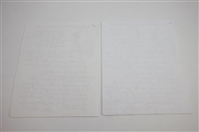 Ken Venturi's Personal Pamphlets of Ben Hogan's 1948 Letter to Pasatiempo Golf Pro Pat Mahoney 