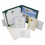 Ken Venturis Personal 2005 The Presidents Cup Tickets, Pamphlets, Program, & more