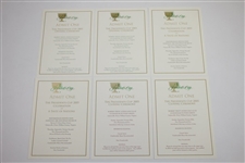 Ken Venturi's Personal 2005 The President's Cup Tickets, Pamphlets, Program, & more
