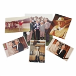 Ken Venturis Personal Six Photos with Byron Nelson & others - One Signed JSA ALOA