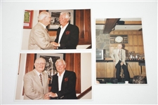 Ken Venturi's Personal Six Photos with Byron Nelson & others - One Signed JSA ALOA