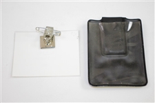 Ken Venturi's Personal Masters CBS ID Badge with CBS Shield