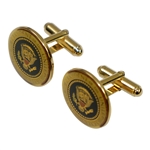 Ken Venturi's Personal Set of George Bush Presidential Seal Cufflinks in Original Box