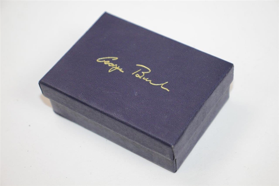 Ken Venturi's Personal Set of George Bush Presidential Seal Cufflinks in Original Box