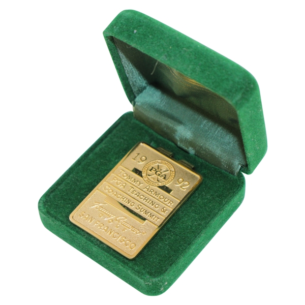 Ken Venturis Personal 1992 PGA of America Tommy Armour Teaching Summit Money Clip