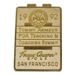 Ken Venturi's Personal 1992 PGA of America Tommy Armour Teaching Summit Money Clip