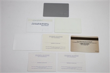 Ken Venturi's Personal Membership Cards to California GC, Mission Hills, Bel-Air, Springs, Thunderbird, & Morningside