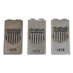 Ken Venturis 1977, 1978, & 1979 PGA Tour Players Money Clips
