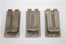 Ken Venturi's 1977, 1978, & 1979 PGA Tour Players Money Clips