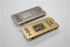 Ken Venturi's 1983 & 1984 PGA Tour Players Money Clips