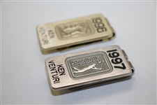 Ken Venturi's 1996 & 1997 PGA Tour Players Money Clips