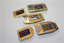 Ken Venturi's 2001 & 2002 PGA Tour Players Money Clips & Pins with 2000 Money Clip