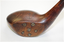 Carnoustic Brassie Wood with Screws & Pegs in Face