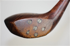 Carnoustic Brassie Wood with Screws & Pegs in Face
