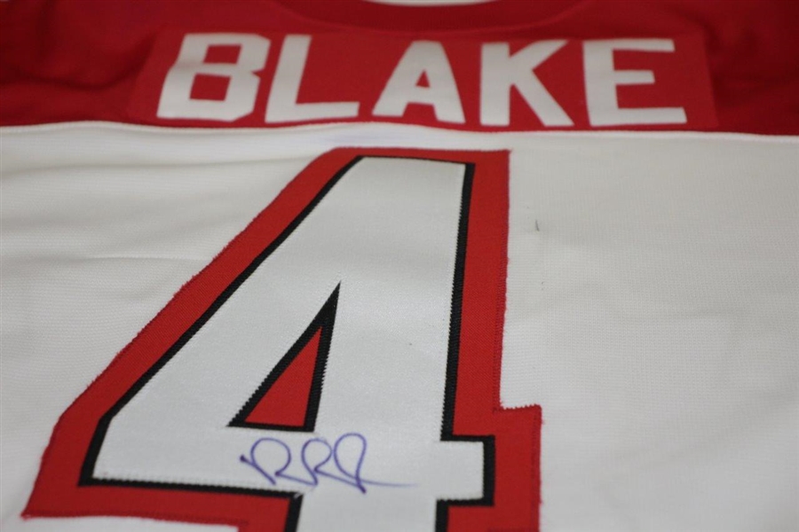 Rob Blake Signed NHL Team Canada Olympic Hockey Jersey JSA ALOA