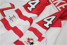Rob Blake Signed NHL Team Canada Olympic Hockey Jersey JSA ALOA
