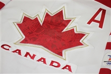 Rob Blake Signed NHL Team Canada Olympic Hockey Jersey JSA ALOA