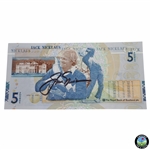 Jack Nicklaus Signed RBS 5lb Note with Sleeve JSA ALOA