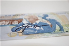 Jack Nicklaus Signed RBS 5lb Note with Sleeve JSA ALOA