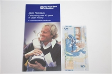 Jack Nicklaus Signed RBS 5lb Note with Sleeve JSA ALOA