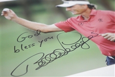 Bernhard Langer Signed 8x10 Photo with 'God Bless You' Inscription JSA ALOA