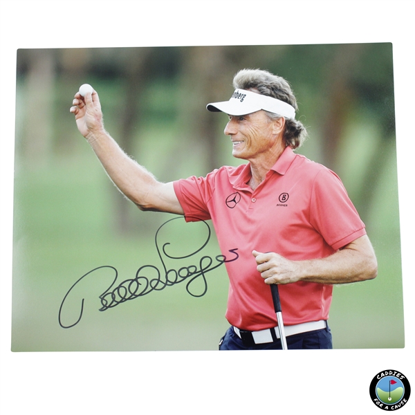 Bernhard Langer Signed 8x10 Photo JSA ALOA