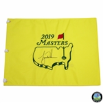Tiger Woods Signed 2019 Masters Embroidered Flag JSA ALOA
