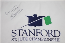 Woody Austin Signed Stanford St. Jude Championship Embroidered Flag JSA ALOA