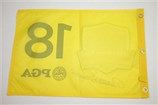 Bernhard Langer Signed 2017 KitchenAid Senior PGA Championship Screen Flag JSA ALOA