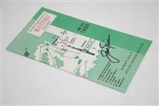 Jack Nicklaus Signed 1986 Masters Tournament Spectator Guide JSA ALOA