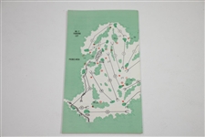 Jack Nicklaus Signed 1986 Masters Tournament Spectator Guide JSA ALOA