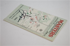 Jack Nicklaus Signed 1995 Masters Tournament Spectator Guide JSA ALOA