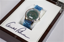 Arnold Palmer Signed Ltd Ed 2012 Masters '1962 Badge' Watch in Original Box - Unused JSA ALOA