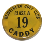 Vintage Heidelberg Golf Club Class A Caddy Badge #19
