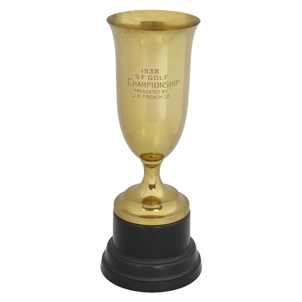 1938 San Francisco Golf Championship Trophy Presented by J.E. French Co.