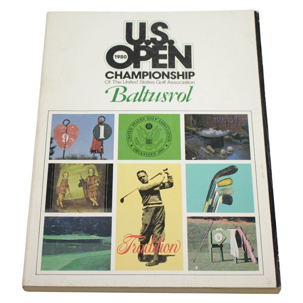 1980 US Open at Baltusrol Program - Jack Nicklaus Winner