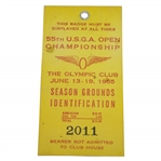 1955 US Open at The Olympic Club Season Grounds Ticket #2011 - Billy Casper Winner