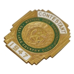 1947 Western Open Championship at Salt Lake CC Contestant Badge